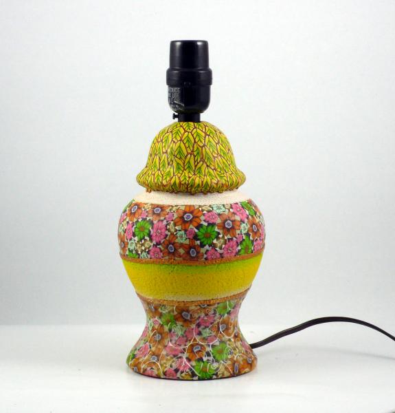 Table Lamp - Spring. Yellow, Pink, Green. picture