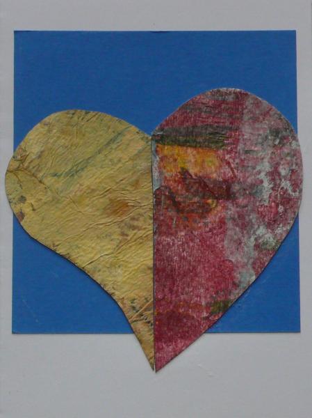card -Two Hearts as One #21 ; 5"x7" picture