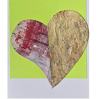 card -Two Hearts as One #20 ; 5"x7"