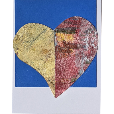 card -Two Hearts as One #21 ; 5"x7" picture