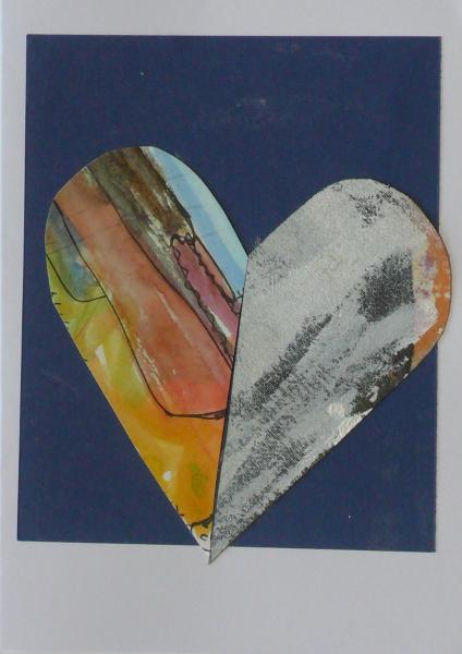card -Two Hearts as One #9 ; 5"x7" picture