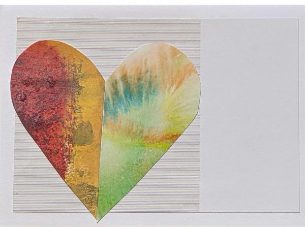 card -Two Hearts as One #12 ; 5"x7" picture