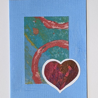 card - You Make My Heart POP #7 ; 4.5"x5.5" picture