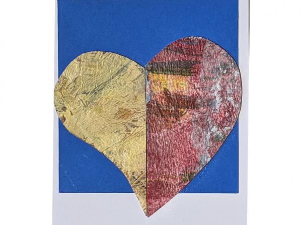 card -Two Hearts as One #21 ; 5"x7" picture