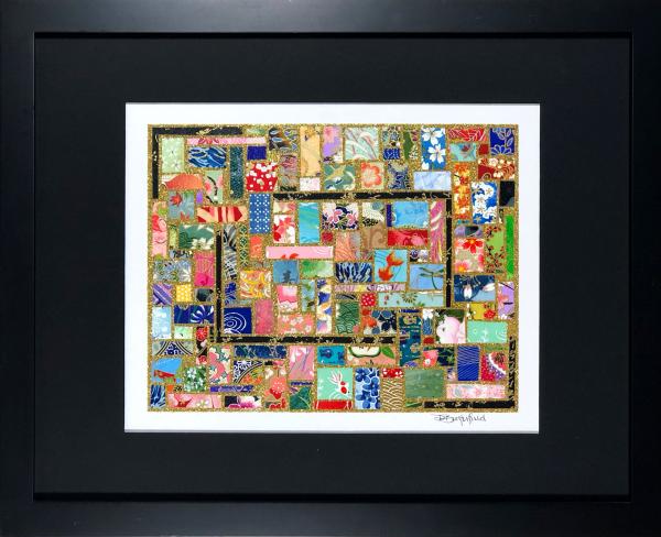 Balance - 11"x14" Framed, Matted Washi Mosaic picture