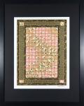 Peace - 14" x 18" Framed, Matted Washi Mosaic