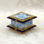 Dutch Washi Covered Box, 3"x3" (brim to brim); 2" tall