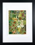 Irish Coffee - 9"x12" Framed, Matted Washi Mosaic