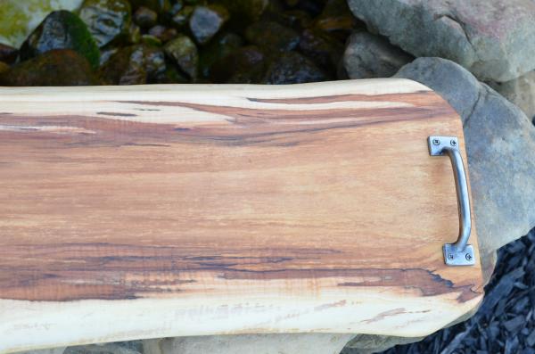 Maple Charcuterie board with decorative handles picture