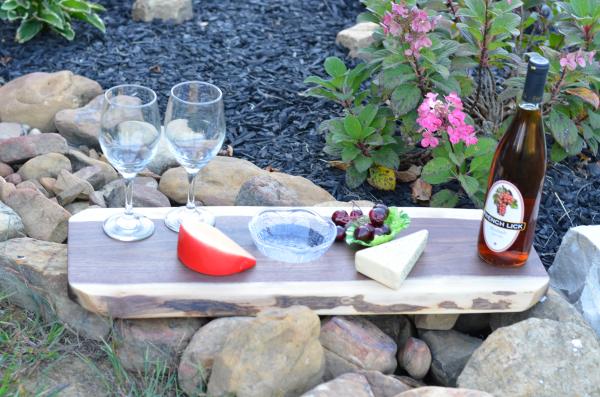 Walnut charcuterie board/grazing board picture