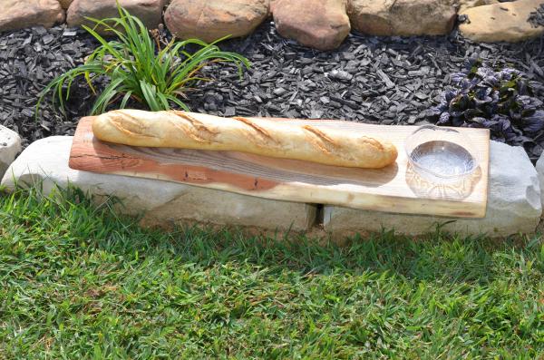 Live edge Sassafras bread board/charcuterie board picture