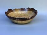 Oak natural edge bowl