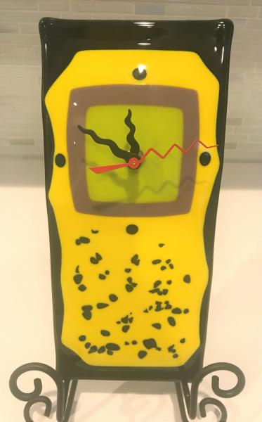 Yellow Wall Clock