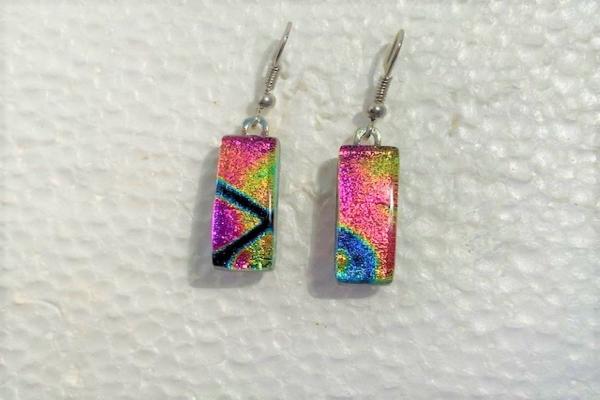 Dichroic Earrings