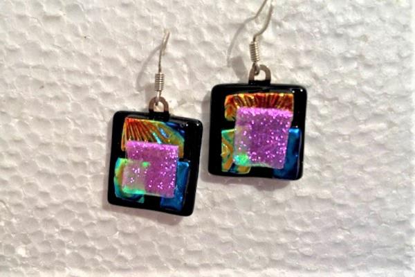 Dichroic Earrings picture