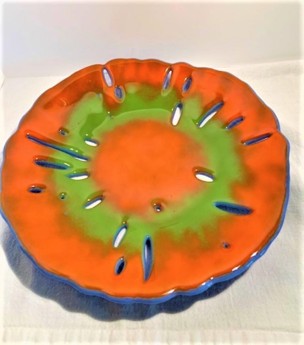 Orange Sand Dollar Bowl picture