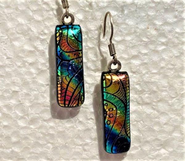 Dichroic Earrings