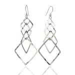 Modern Design Multi-Hoop Square Earrings