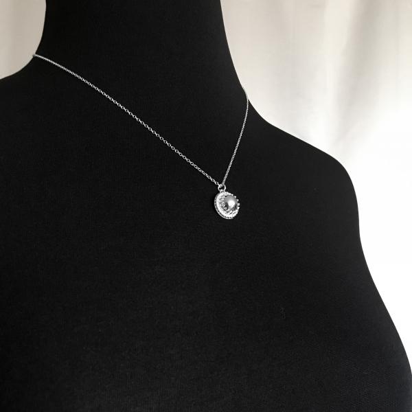 Reflections: Sterling Silver Mirror Finish Dome Necklace picture