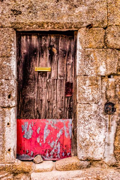 Door with Red Panel, (Monsanto, Portugal