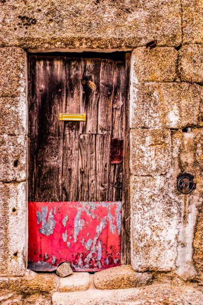 Door with Red Panel, (Monsanto, Portugal picture