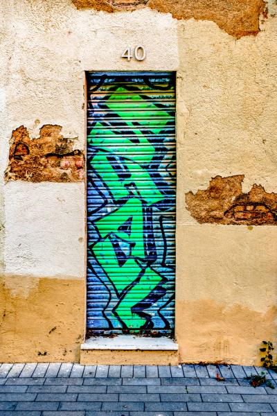 Graffiti Door #40, Barcelona