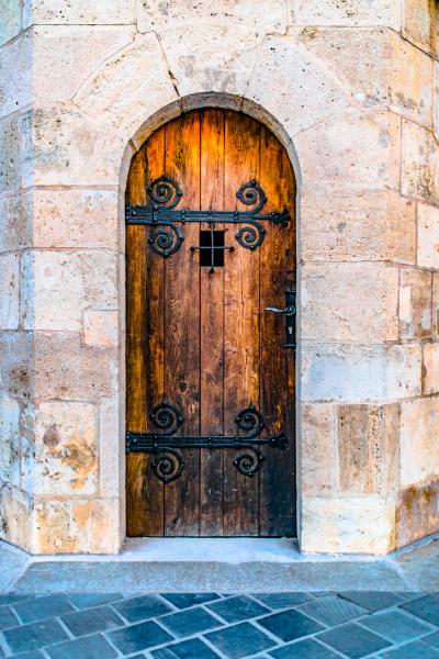 Door at Fisherman's Bastion, Budapest