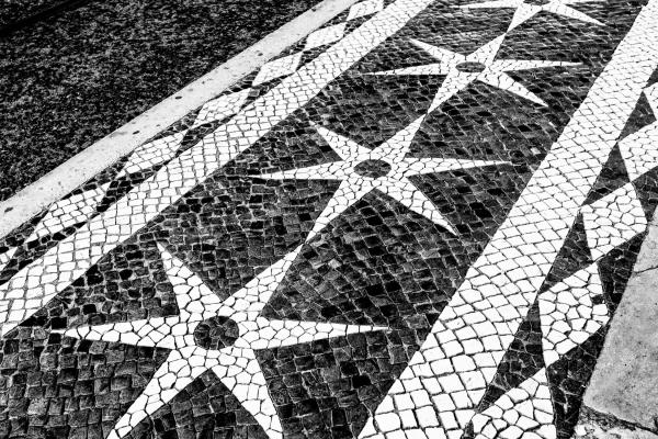 Portuguese Pavement with Stars, Lisbon picture