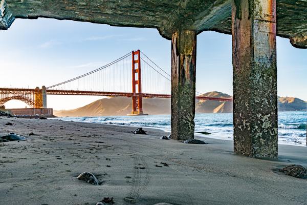 Golden Gate from Crissy Beach, San Francisco picture