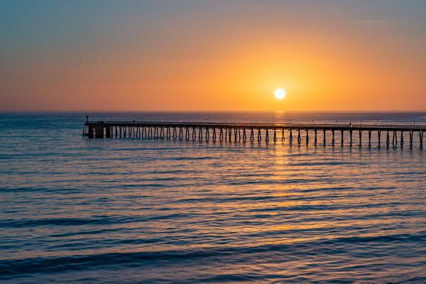 Pier at Sunset, Santa Barbara