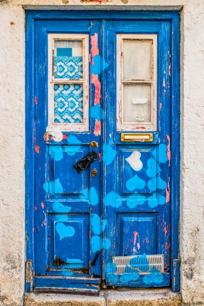 Blue Hearts Door, Lisbon picture