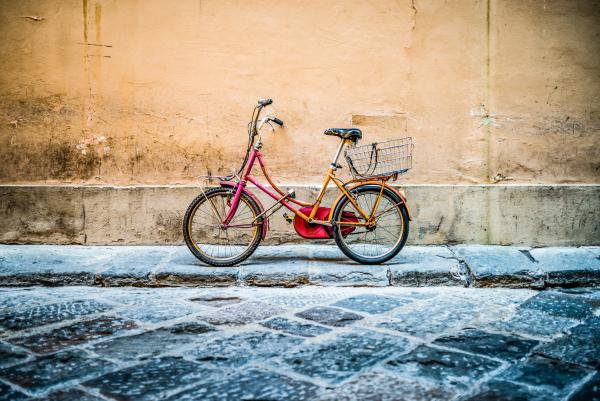 Bicycle on the Sidewalk, Florence