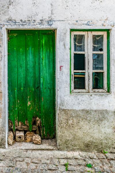 Green Door with Window, Monsanto