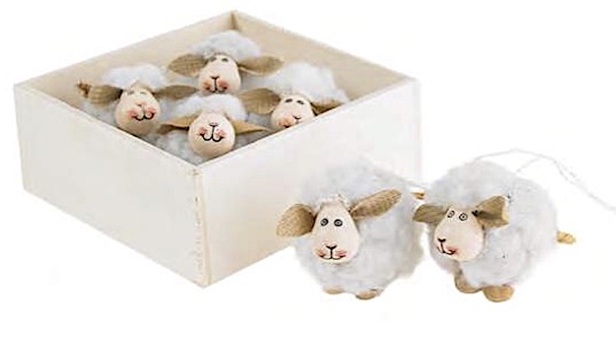Black sheep ornament box or white sheep picture