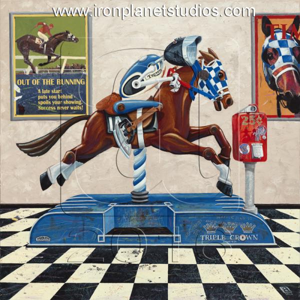 #25p - A Day At The Races - Limited Edition Paper Giclee picture