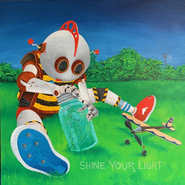 #49m - Shine Your Light - Limited Edition Metal Print picture