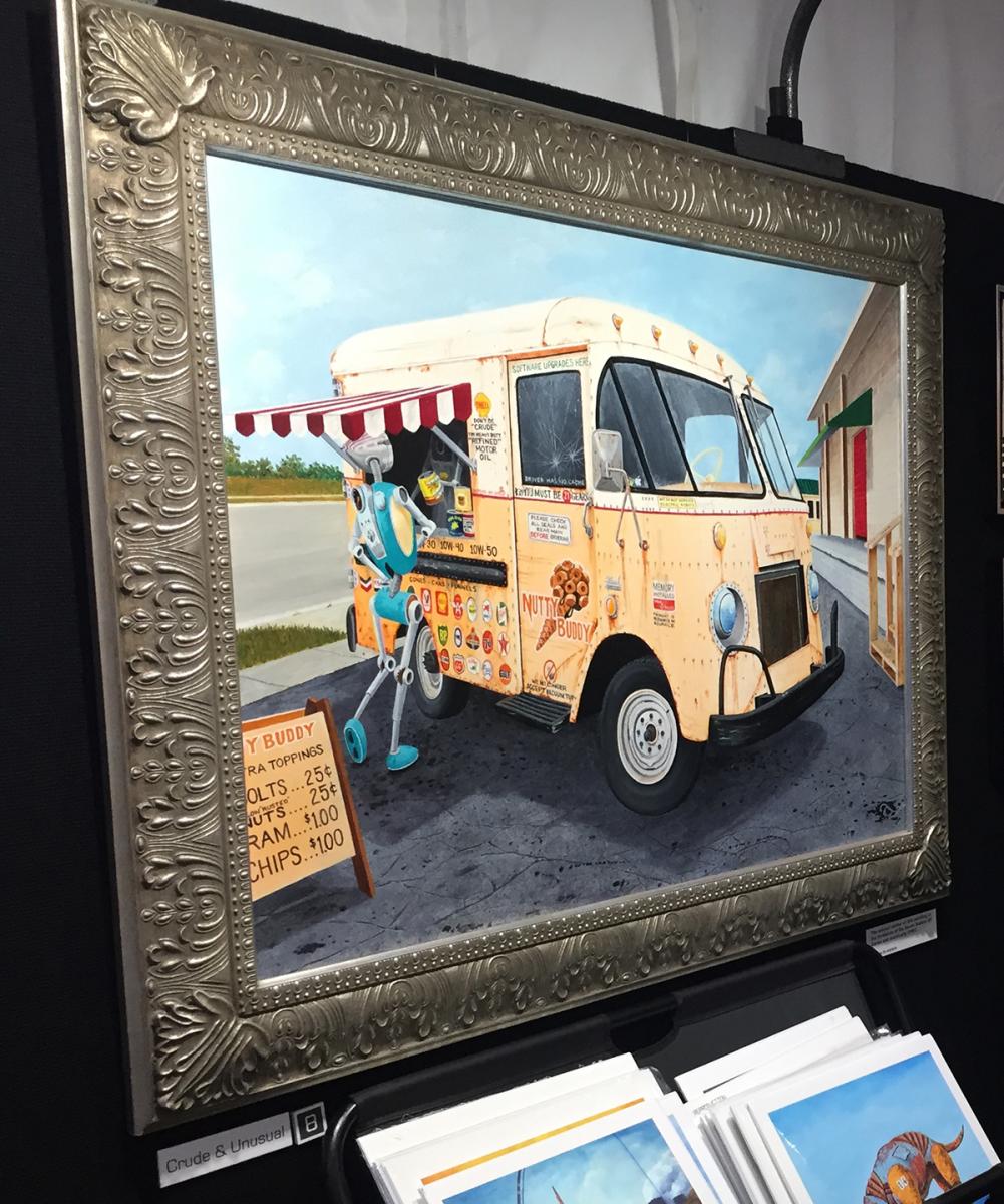 #21 - Crude & Unusual - Original Oil on Canvas picture