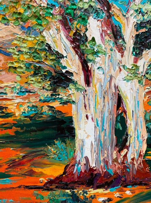 Eucalyptus Study - original oil painting picture