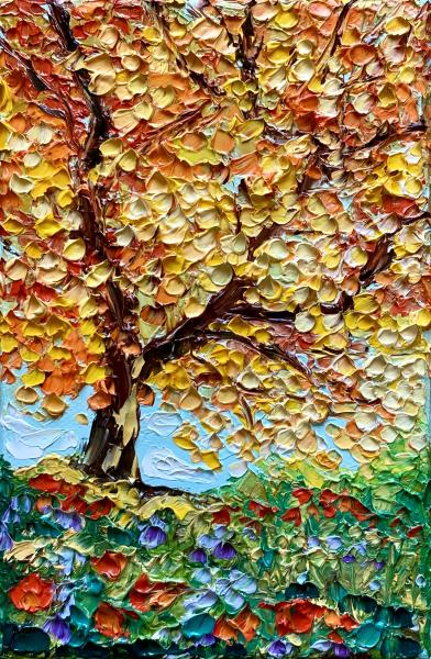 Sky Full of Fall - original oil painting