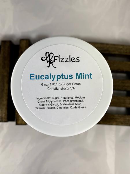 Eucalyptus Mint Face and Body Sugar Scrub | Self Care At Home | Natural Skin Care | Gifts Under 10 | Stocking Stuffers under 10 | Teen Gift picture