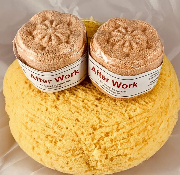 After Work Shower Melt | Lavender Peppermint Eucalyptus Rosemary Essential Oil Shower Bomb | Natural Shower Steamer | Stocking Stuffer picture