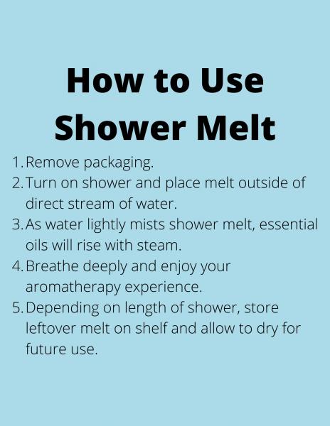 After Work Shower Melt | Lavender Peppermint Eucalyptus Rosemary Essential Oil Shower Bomb | Natural Shower Steamer | Stocking Stuffer picture
