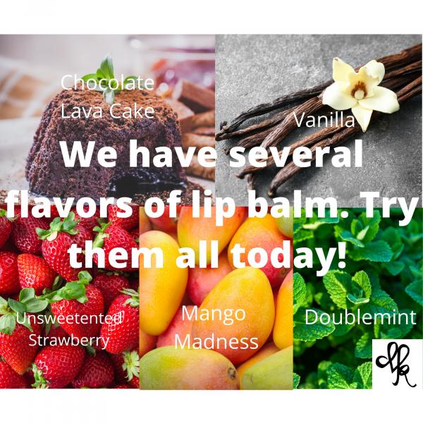 Vanilla Flavored Lip Balm | Natural Homemade Lip Balm | Moisturizing Lip Balm | Cheap Stocking Stuffers | Gifts Under 5 | Lip Treatment picture