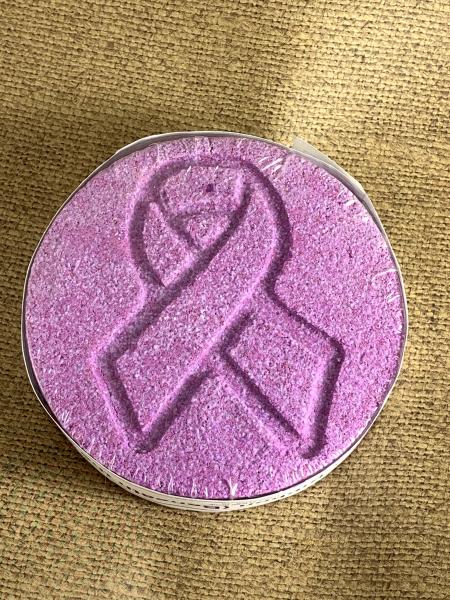 Green Cancer Awareness Ribbon Bath Bomb | Cancer Survivor Awareness | Gifts Under 10 | Handmade Bath Bombs picture