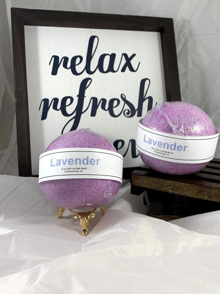 Large Lavender Bath Bomb picture