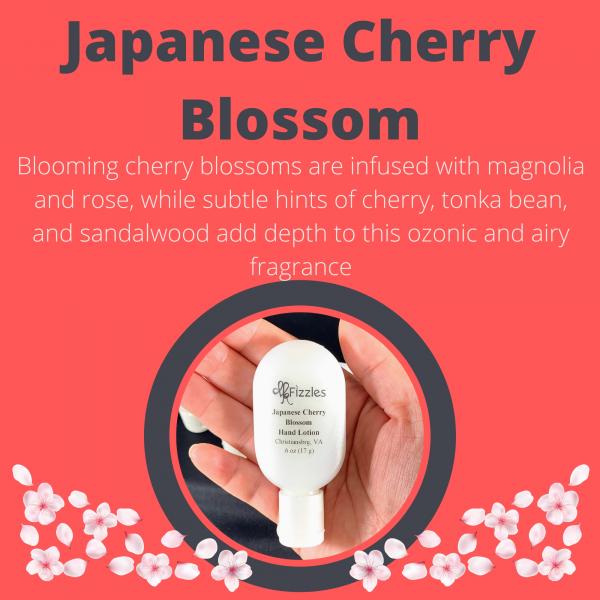 Japanese Cherry Blossom Hand Lotion | Hand and Nail Cream | Stocking Stuffer Gifts Under 5