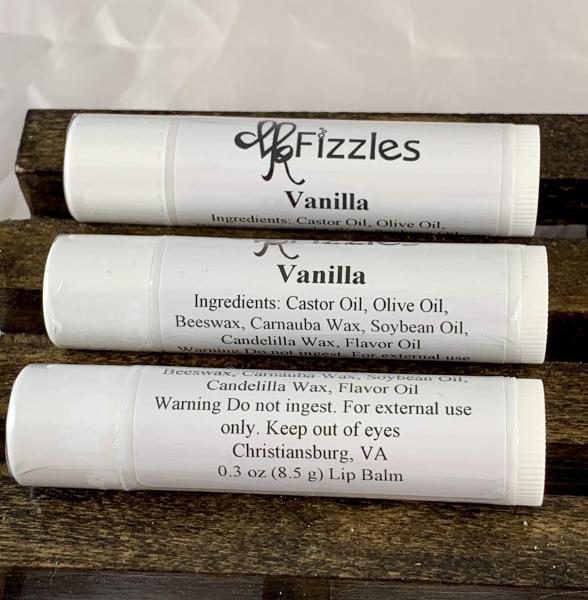 Vanilla Flavored Lip Balm | Natural Homemade Lip Balm | Moisturizing Lip Balm | Cheap Stocking Stuffers | Gifts Under 5 | Lip Treatment picture