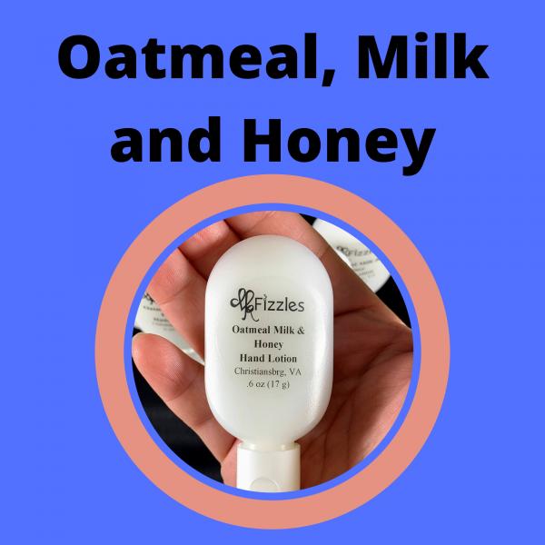 Oatmeal Milk and Honey Hand Lotion | Small Hand Lotion | Hand and Nail Cream | Gifts Under 5 picture