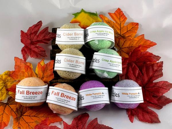 Fall/Autumn Bath Bombs | Homemade Bath Bombs | Gifts Under 10 | Stocking Stuffers | Fall Scents picture