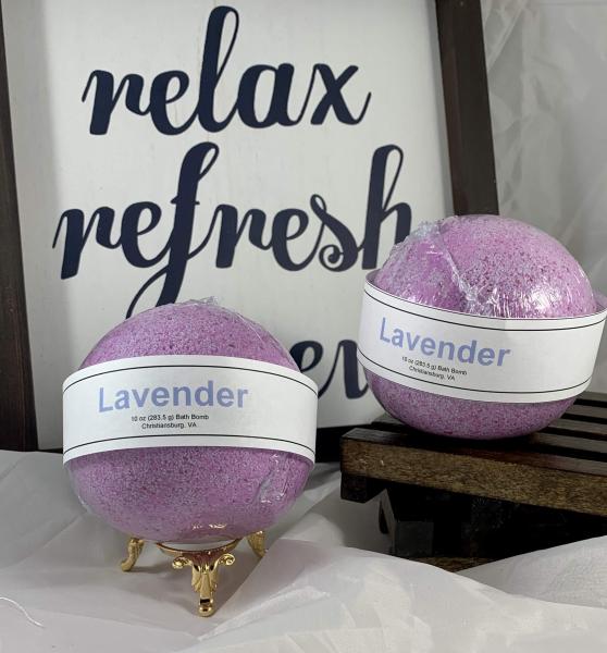 Large Lavender Bath Bomb picture